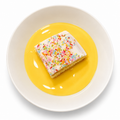 School Cake with Custard