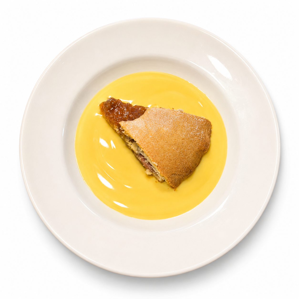 Rhubarb and Custard Tart